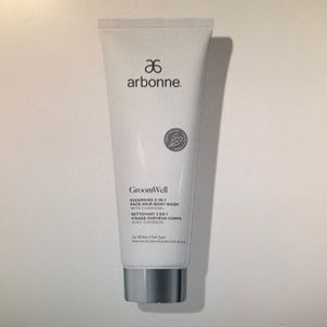 Arbonne Groomwell cleansing 3 in 1 with charcoal